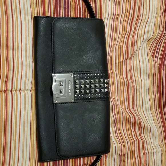 COPY - MICHEAL KORS AUTHENTIC LEATHER Jkt Sz 2,Heels 7.5 Boots 8M Purse All 4 p… - Picture 8 of 16